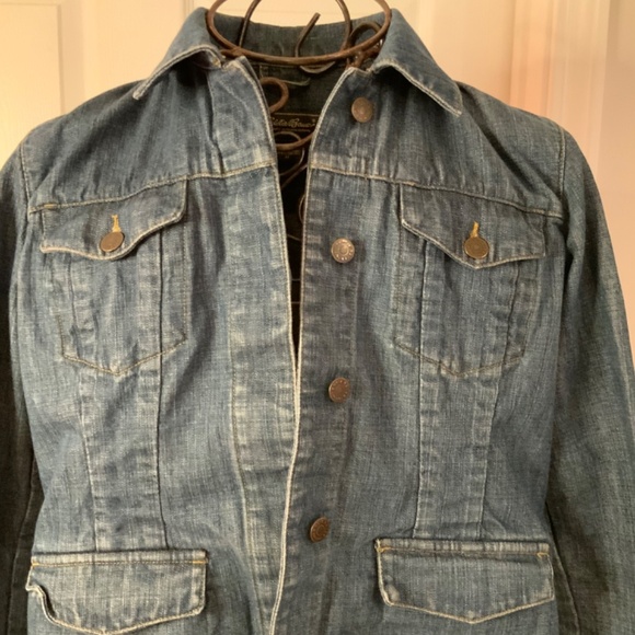 EDDIE BAUER JEAN JACKET SIZE M - Picture 2 of 6